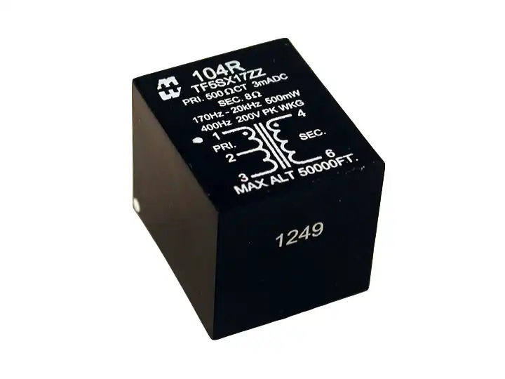 104H - 104 Series Miniature Audio Epoxy Potted PC Board Mount