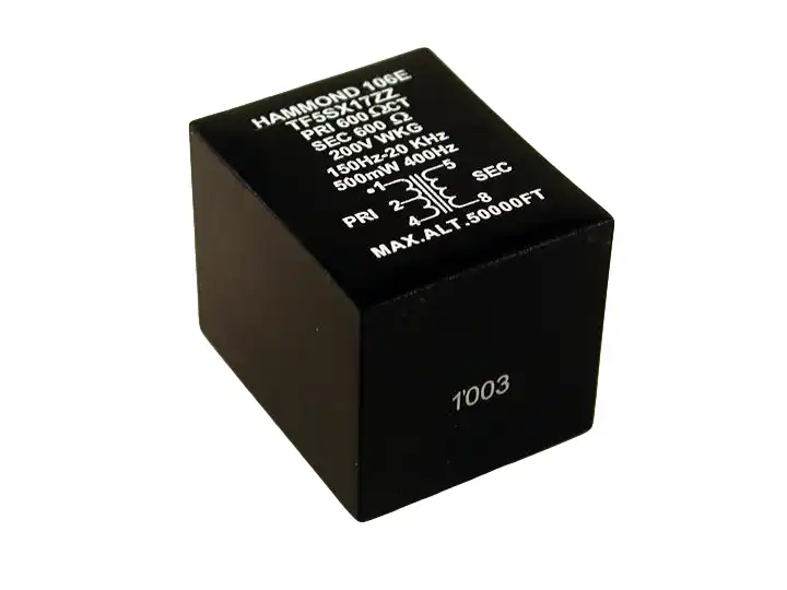 106E - 106 Series Miniature Audio Epoxy Potted PC Board Mount
