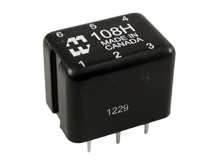 108N - 108 Series 500mw Audio Miniature Epoxy Potted PC Board Mount